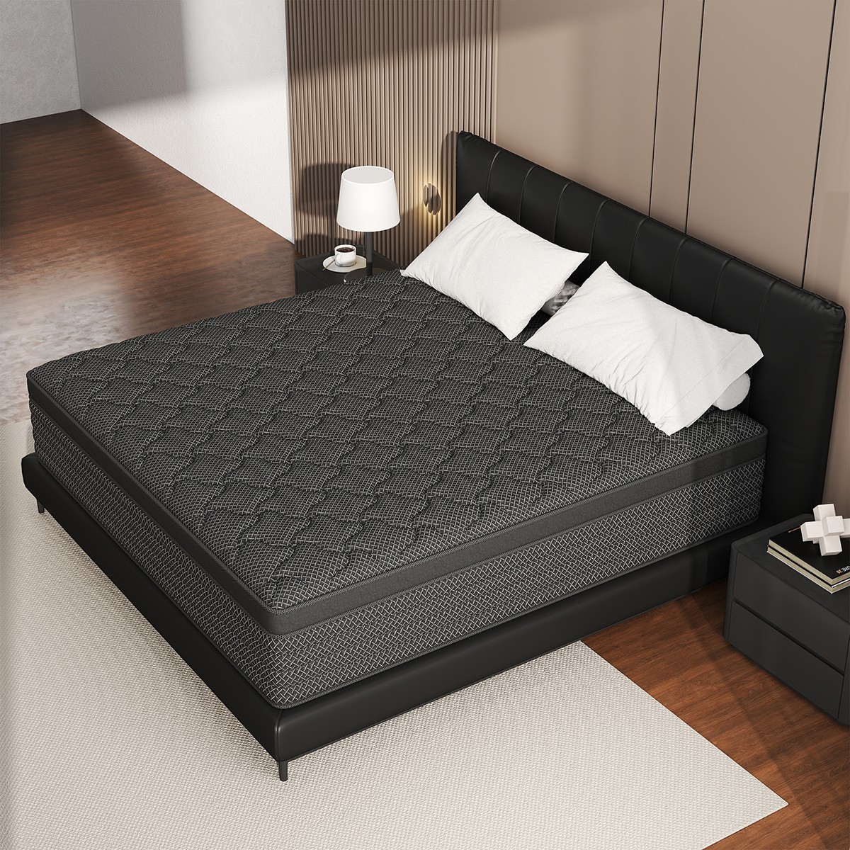8″/12″/14″ Gel Memory Foam Pocket Spring Mattress in a Box Twin Full Queen King
