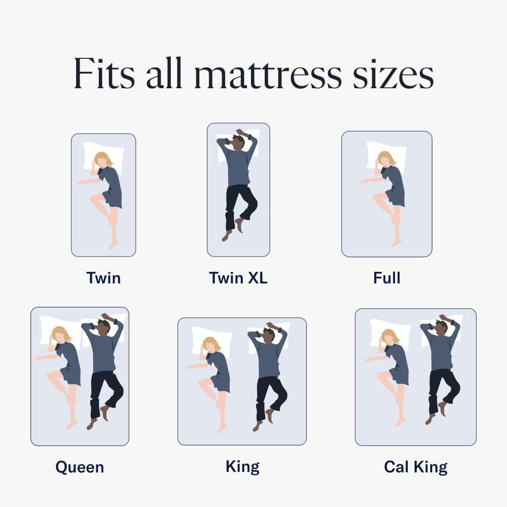 California King Firm Gel Memory Foam Mattress Topper for Back Pain Relief
