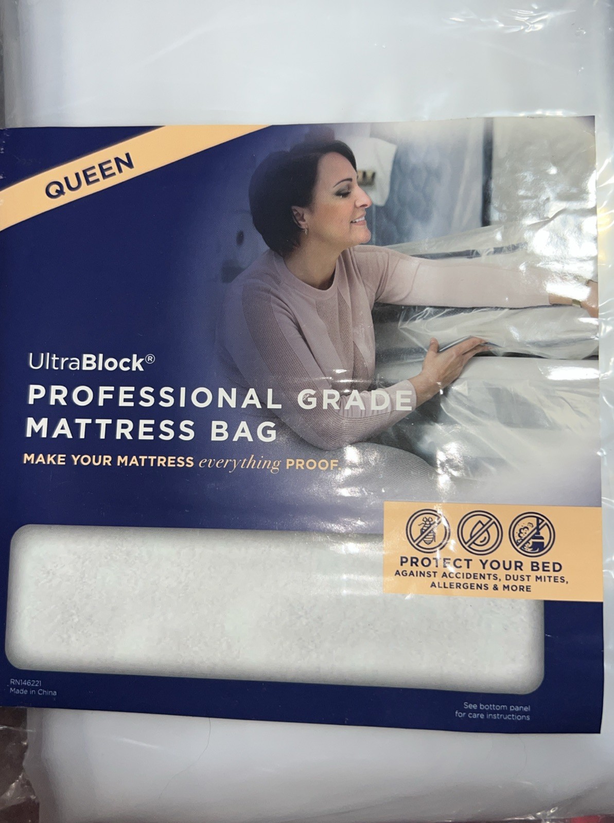 UltraBlock® Professional Grade Queen Mattress Bag – New