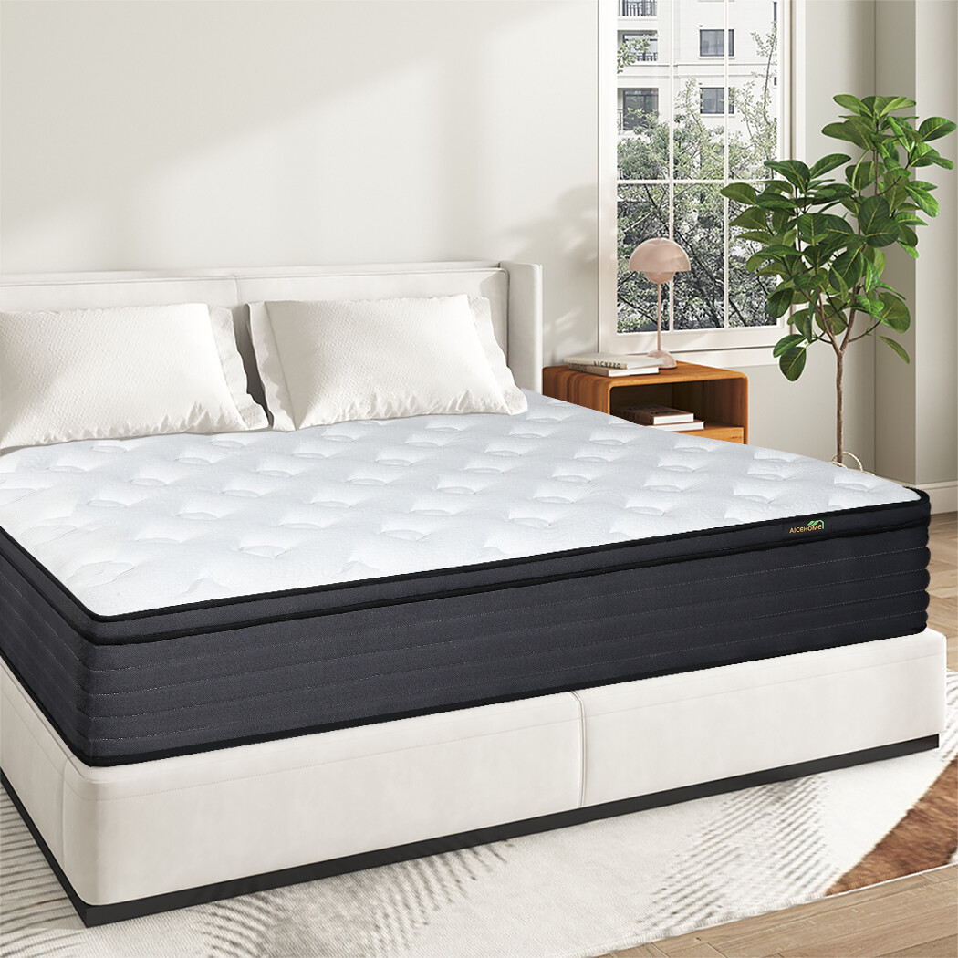 14 Inch Full Size Hybrid Gel Memory Foam Mattress Pocket Spring Bed In A Box