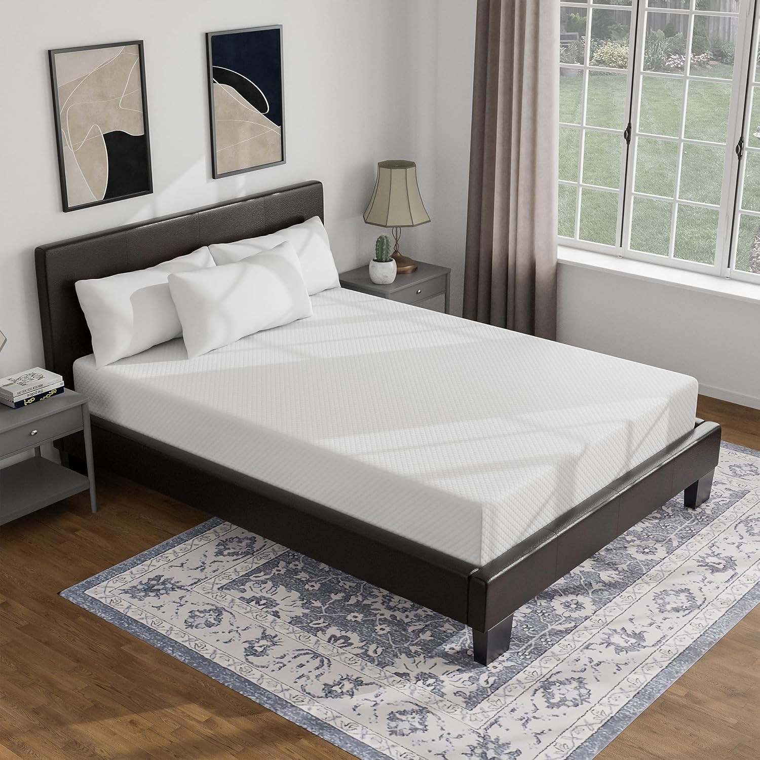Anatole King 12″ Gel Memory Foam Mattress – Cool Sleep & Pressure Relief