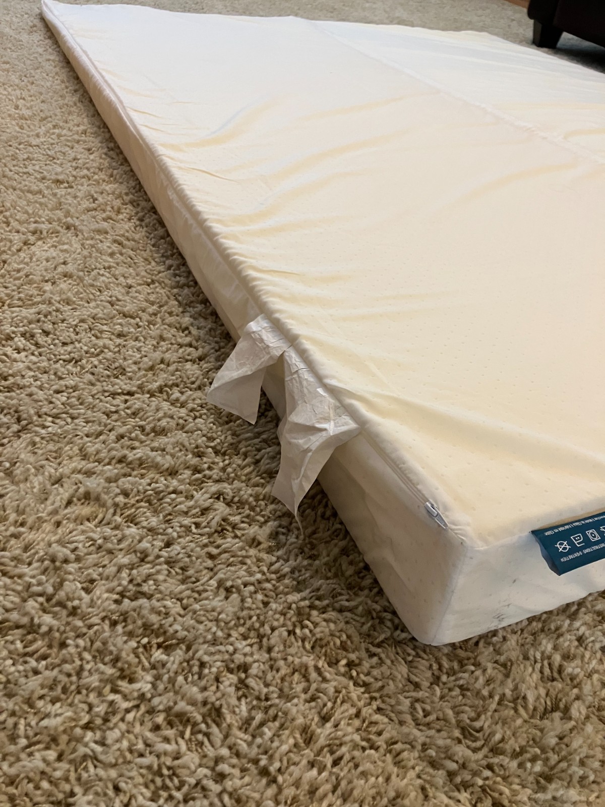 Lucid Incline Wedge Foam Mattress Topper, 5 Inch, 2-Twin Size