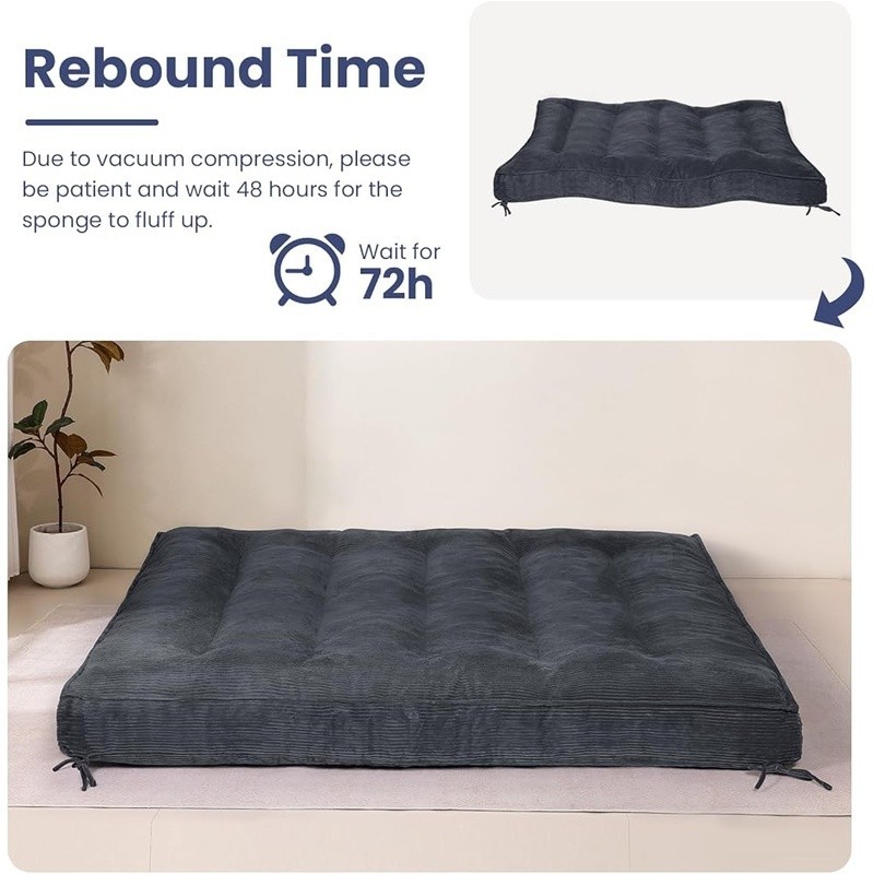 8″ Futon Mattress Full Size Thick Futons Sofa Couch Bed Sleeper Sofa Bed