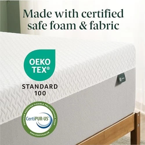 Zinus Queen 12 Inch Green Tea Essential Memory Foam Mattress New Model