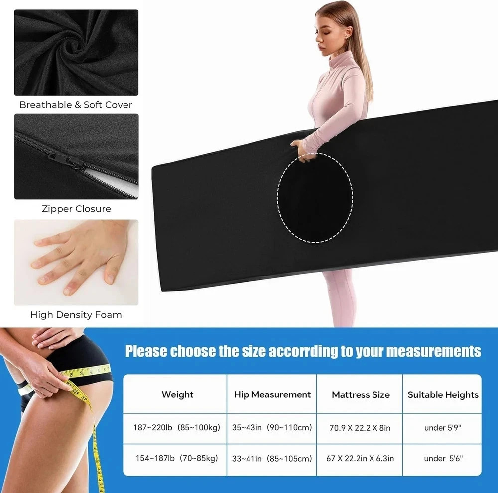 BBL Recovery Mattress with Hole – High Density Foam Pillow for Post-Surgery Comf