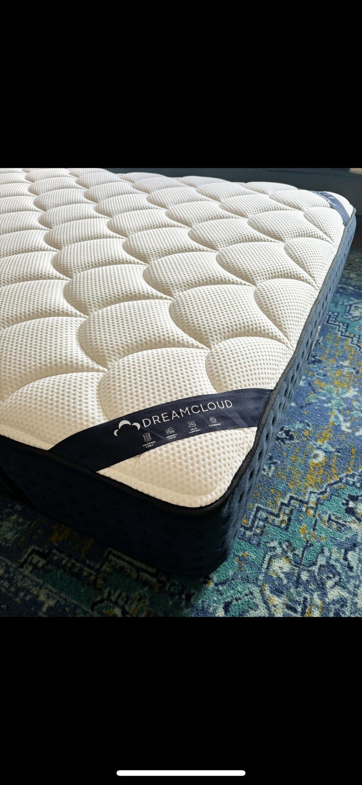 Dream Cloud Hybrid Mattress- Queen For $399. Original Retail Price: $1299