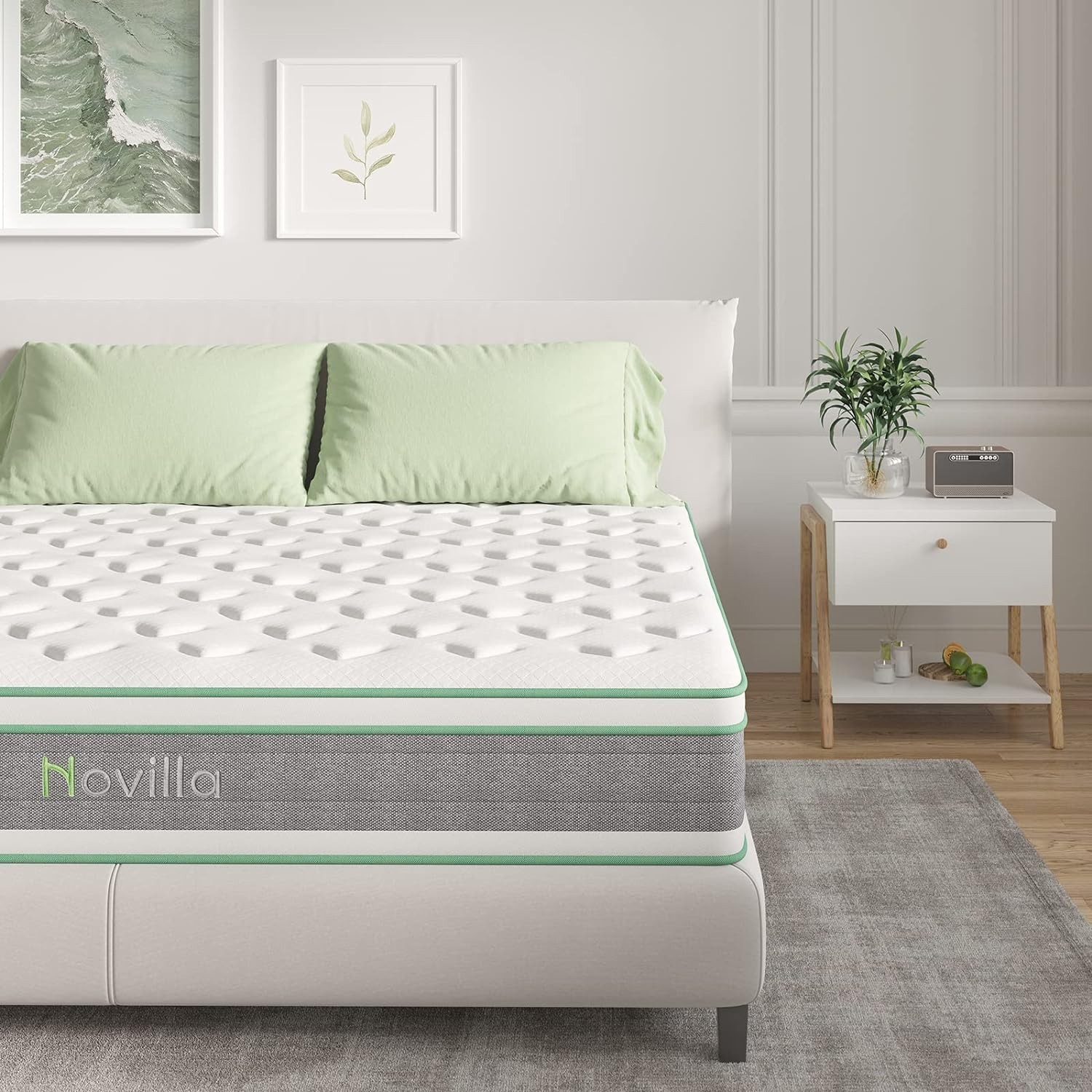Luxury 12-Inch Medium Firm Hybrid Mattress – Pocket Coil & Gel Memory Foam