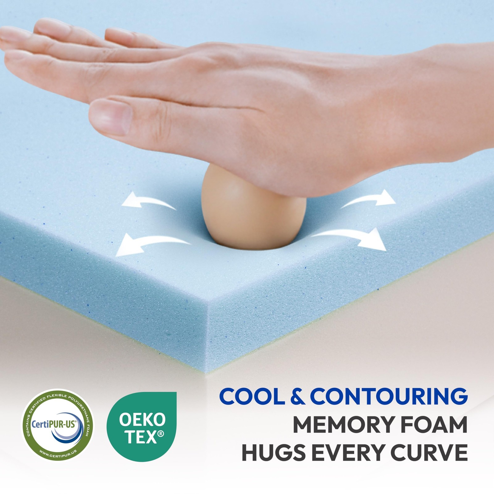 6 Inch Twin Size Mattress, Firm Gel Memory Foam Twin Mattress in a Box, Firm …