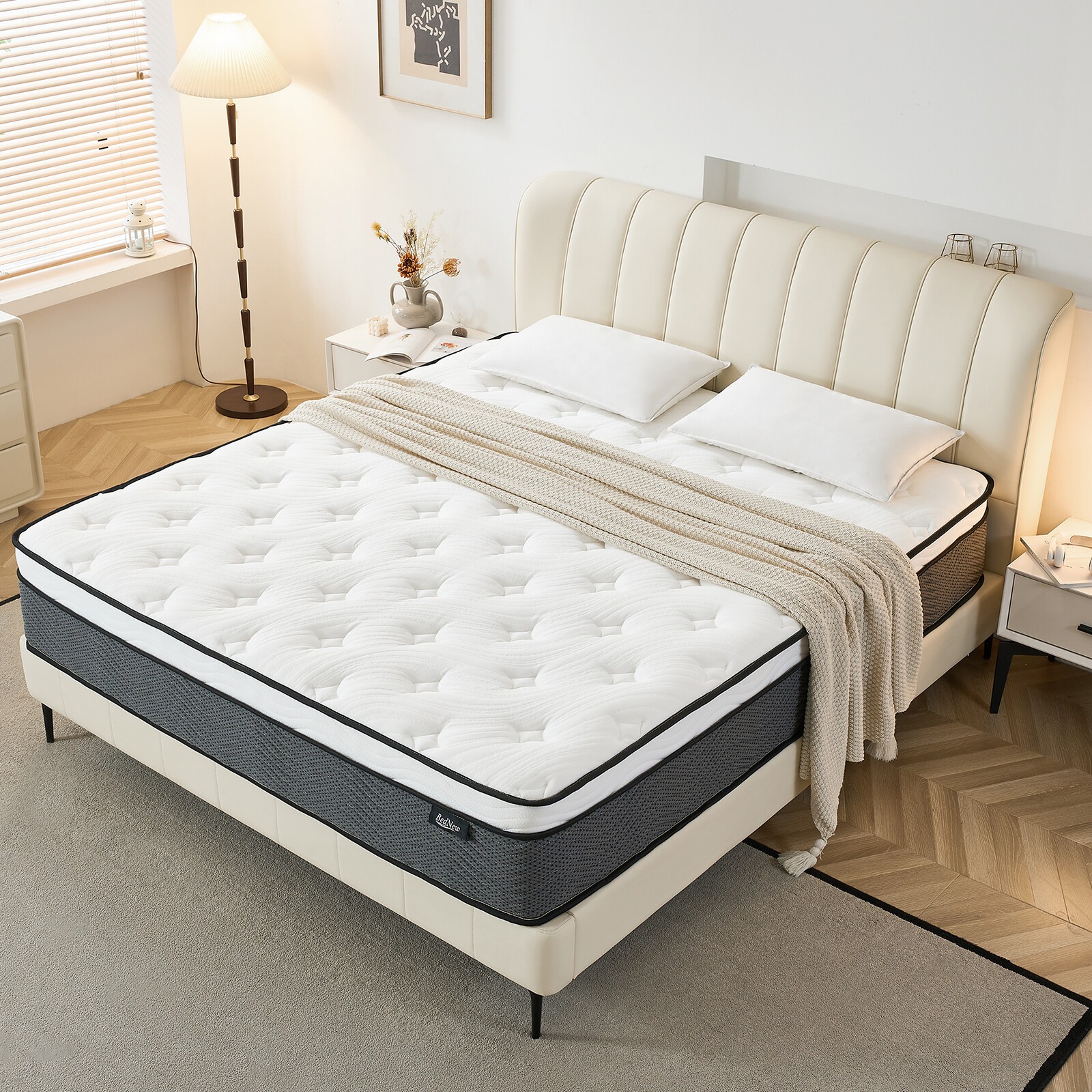 12/14 Inch Gel Memory Foam Queen Mattress Twin Full King Hybrid Spring In A Box