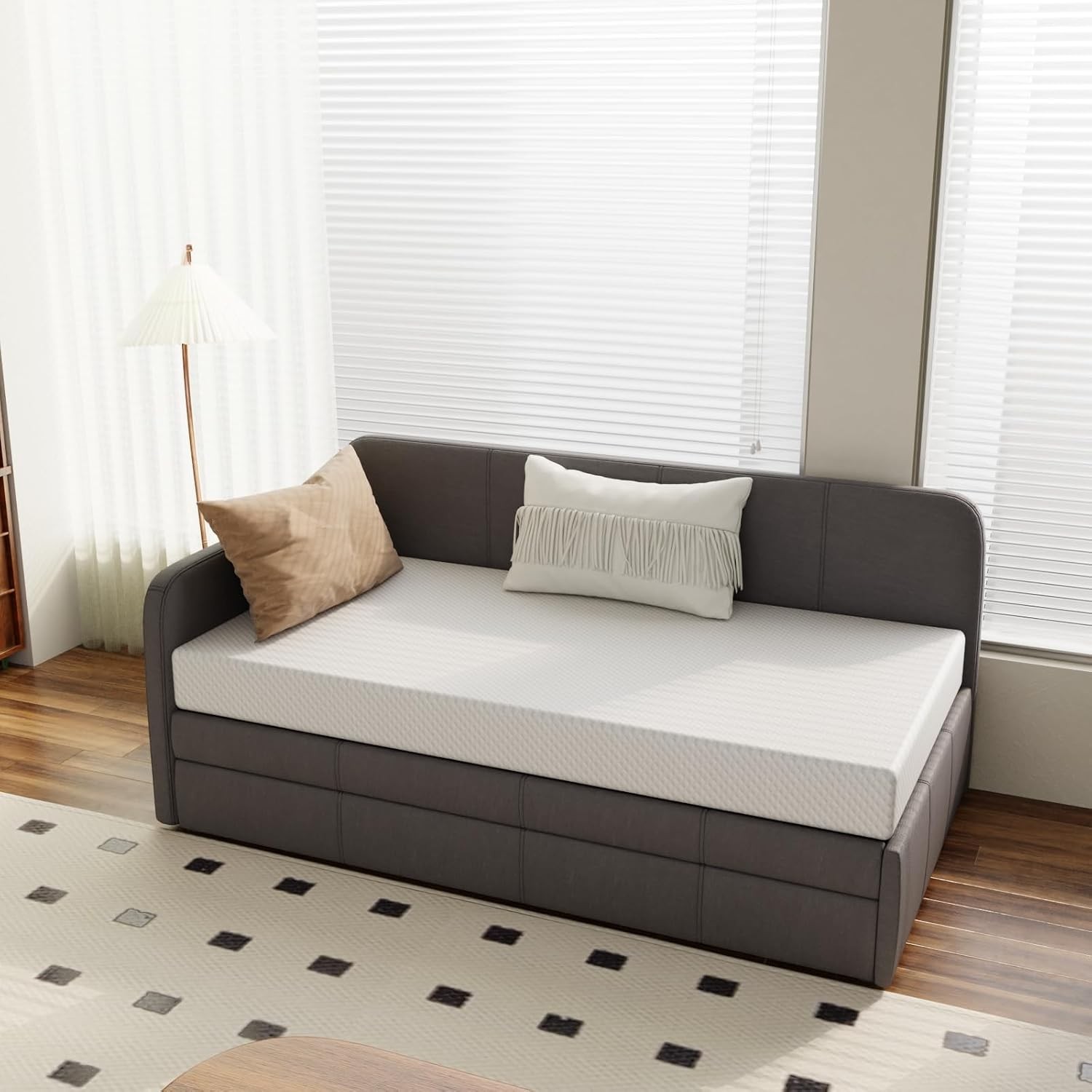 Twin Mattress for Kids Adults 5 Inch Medium Firm Cooling Gel Memory Foam