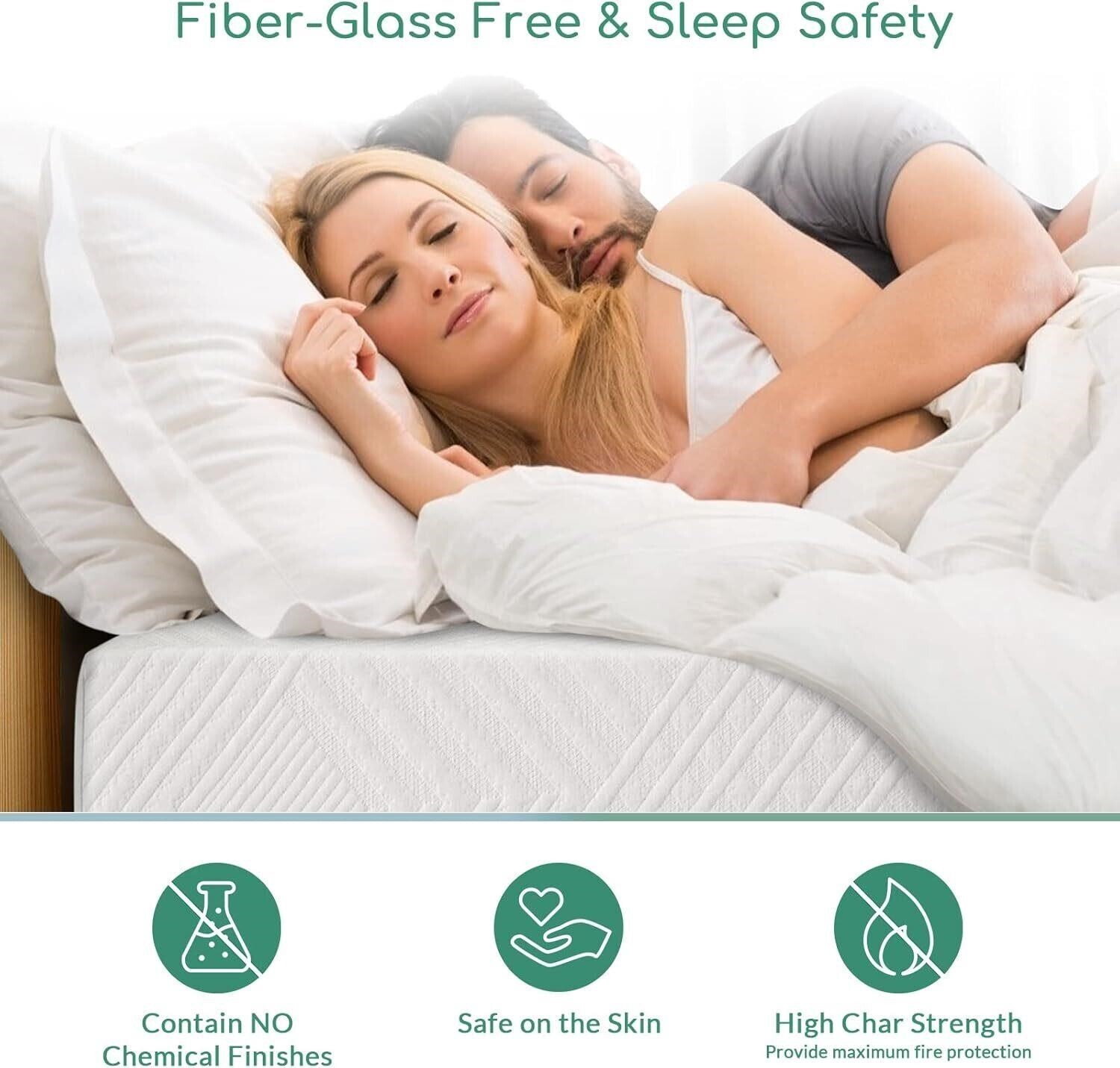 Airdown Twin Mattress, 10 Inch Air-10EGO-T