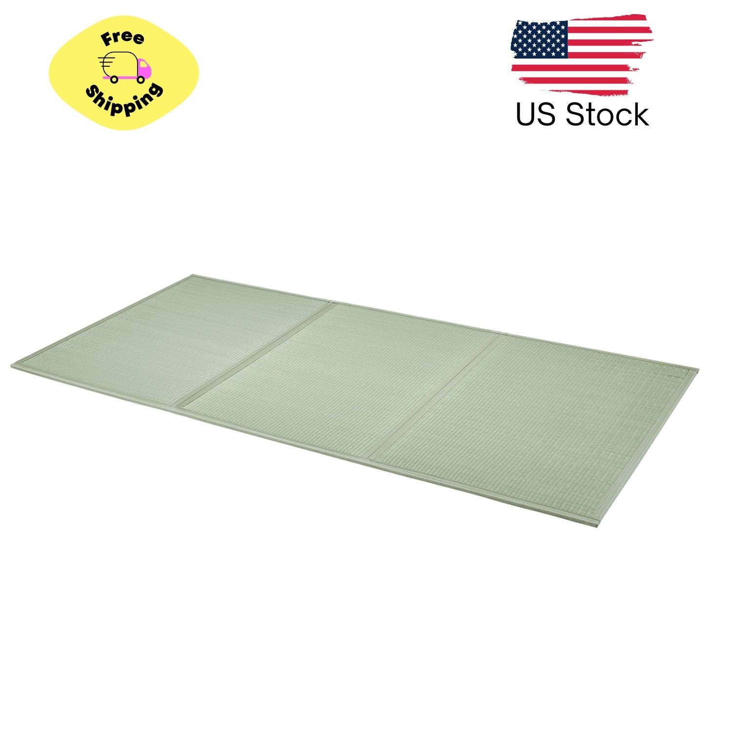 Traditional Japanese Tatami Mat, Twin Sized Foldable Tatami Mattress