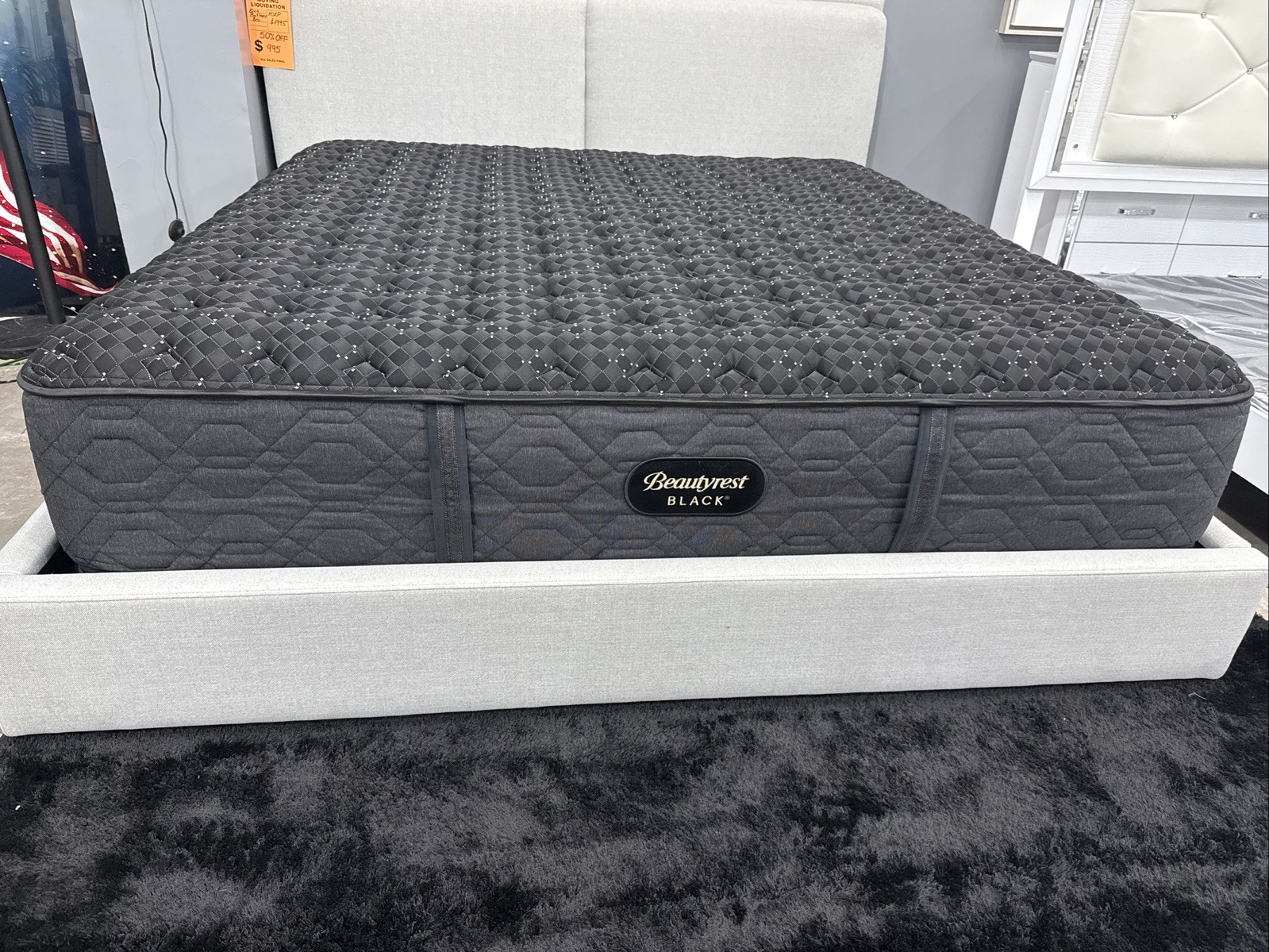 SIMMONS BEAUTYREST KING BLACK 2025 SERIES 3 FIRM MATTRESS NEW CLEARANCE FASTSHIP