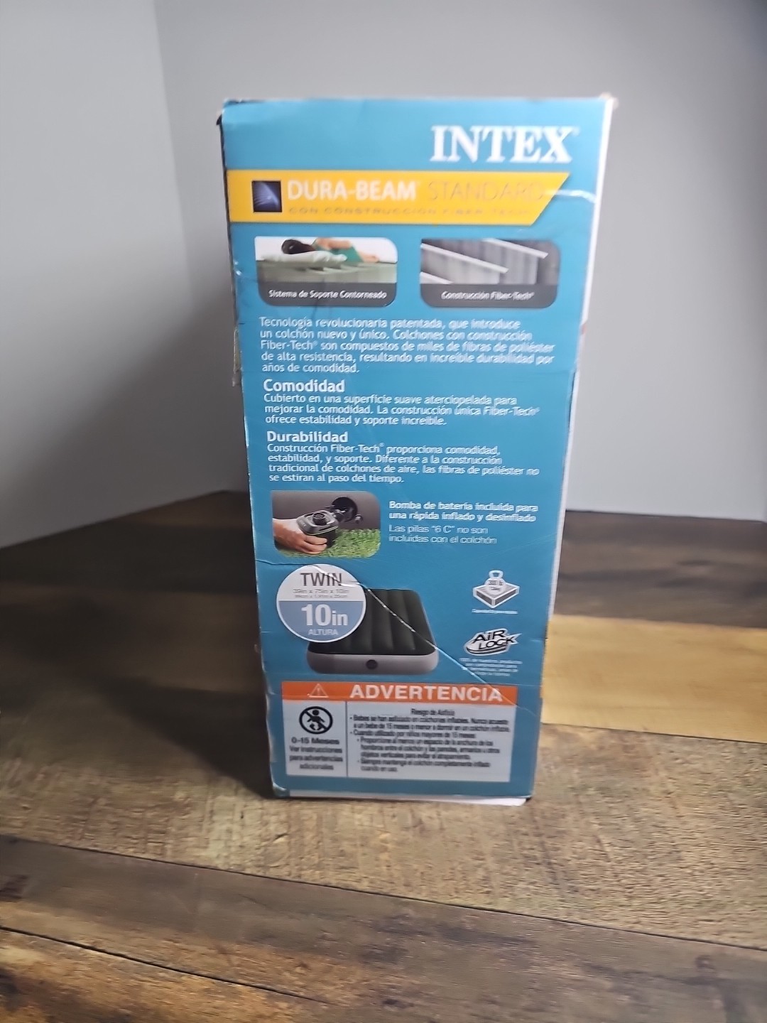 INTEX – 64777EHD – Dura-Beam Standard Prestige Air Mattress – Twin Size