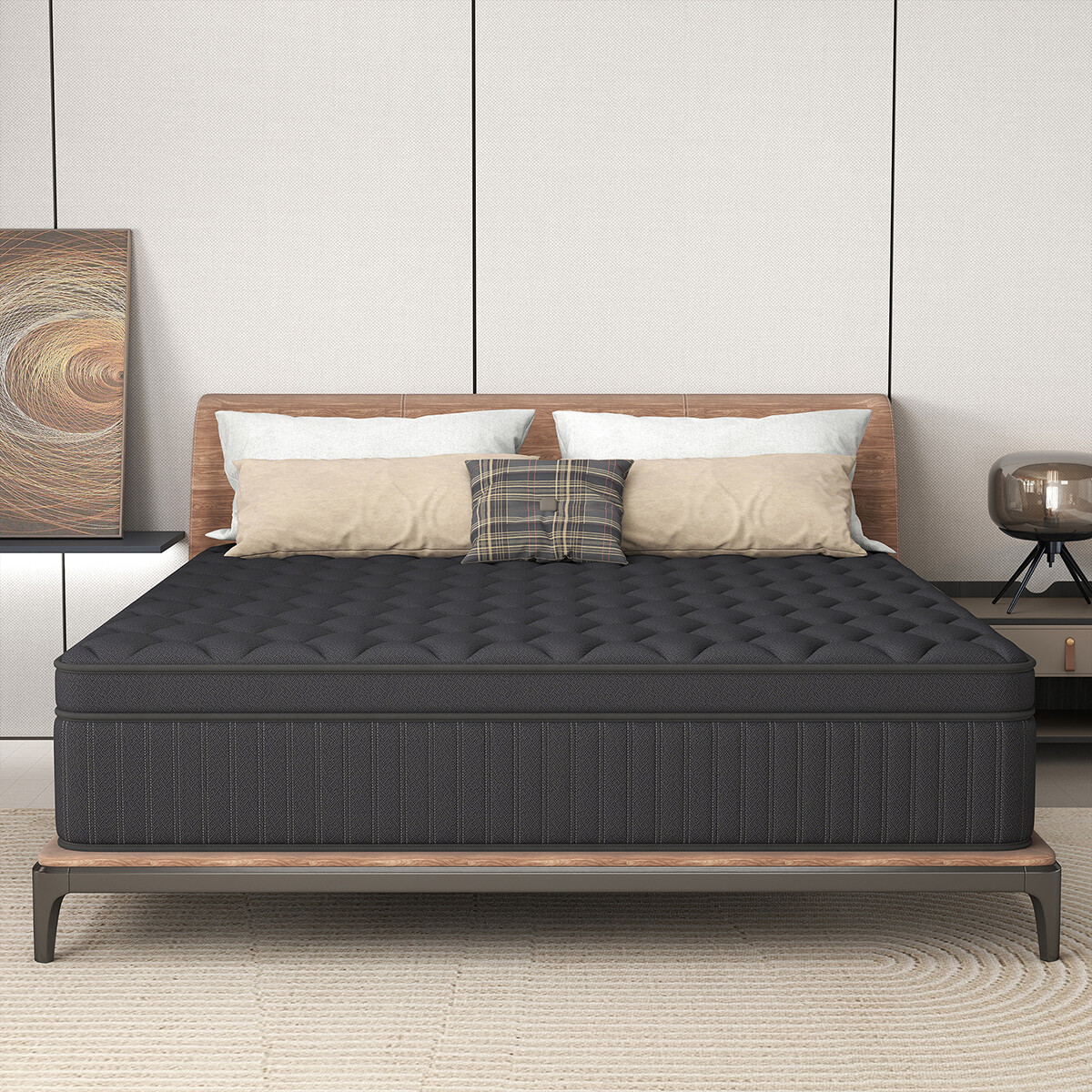 12″/14″ Queen Size Hybrid Mattress Gel Memory Foam Pocket Spring Bed in a Box