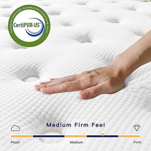 Mattress Innerspring Multilayer Hybrid Mattress – Ergonomic Queen 12 Inch