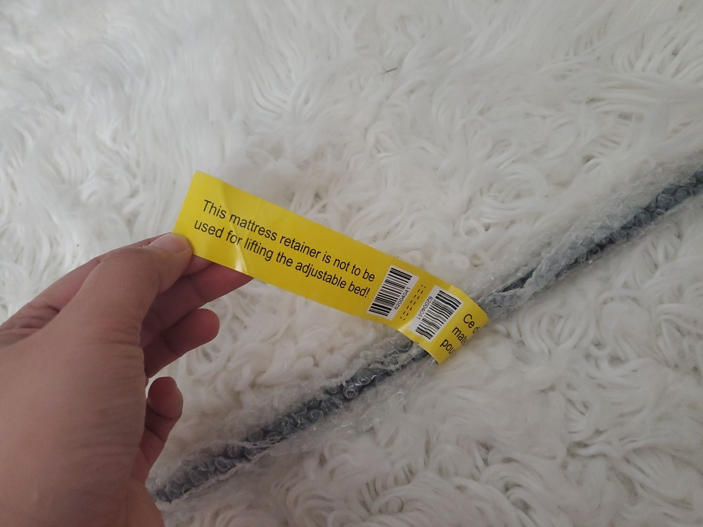 Sealy Ease Tempurpedic Ergo Mattress Retainer Bar New (19 1/2″x7″x4 /2″)