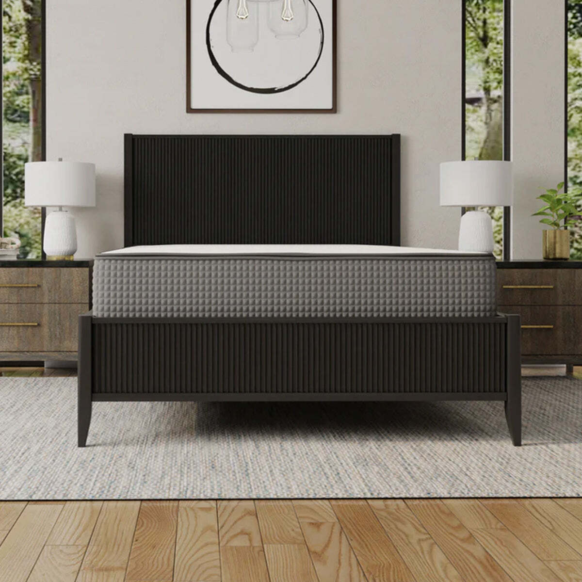 Bedplanet 12″ iSwitch Flippable Two Sided Medium Firm/Medium Soft Mattress