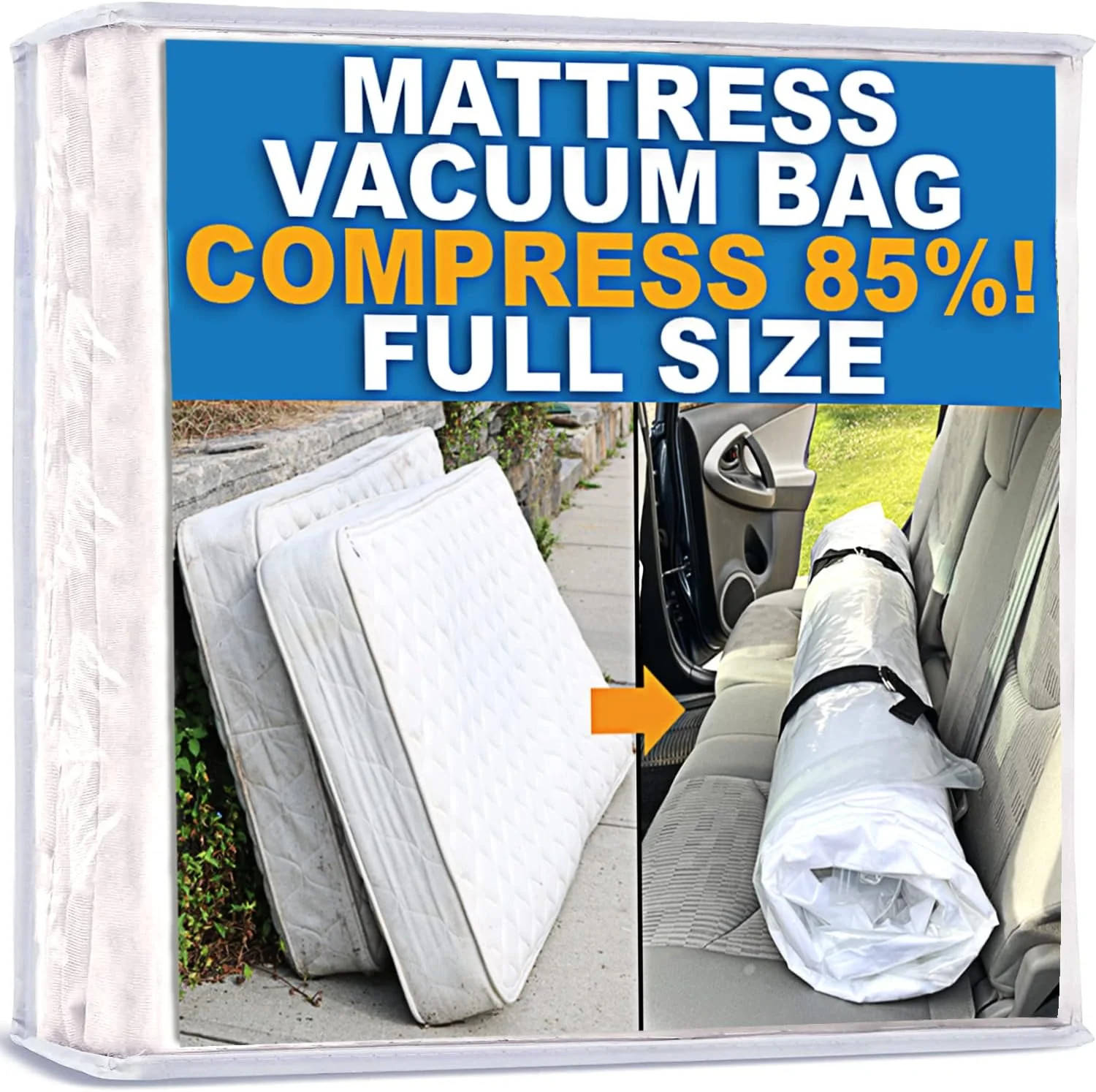 Homie Mattress Vacuum Bag – Compression & Storage Solution