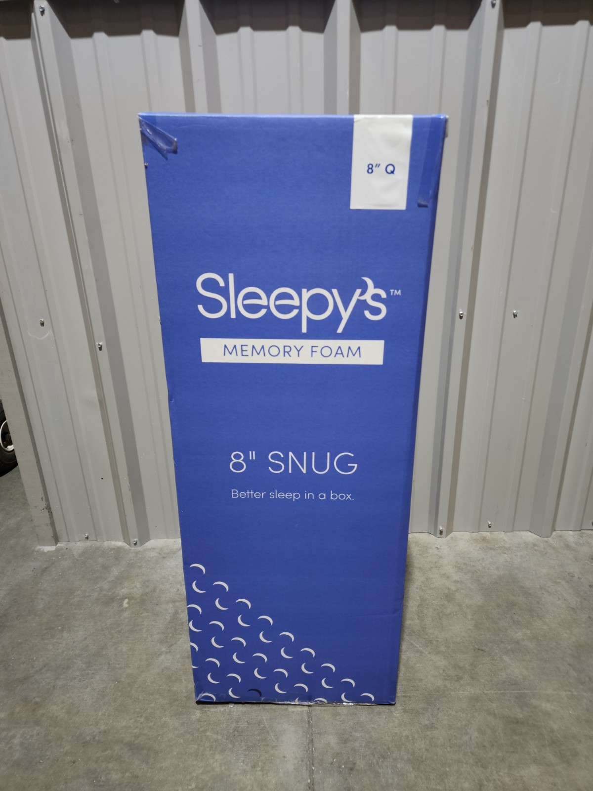 Sleepy’s 8” SNUG Memory Foam RV Mattress In A Box, Short Queen By Sealy