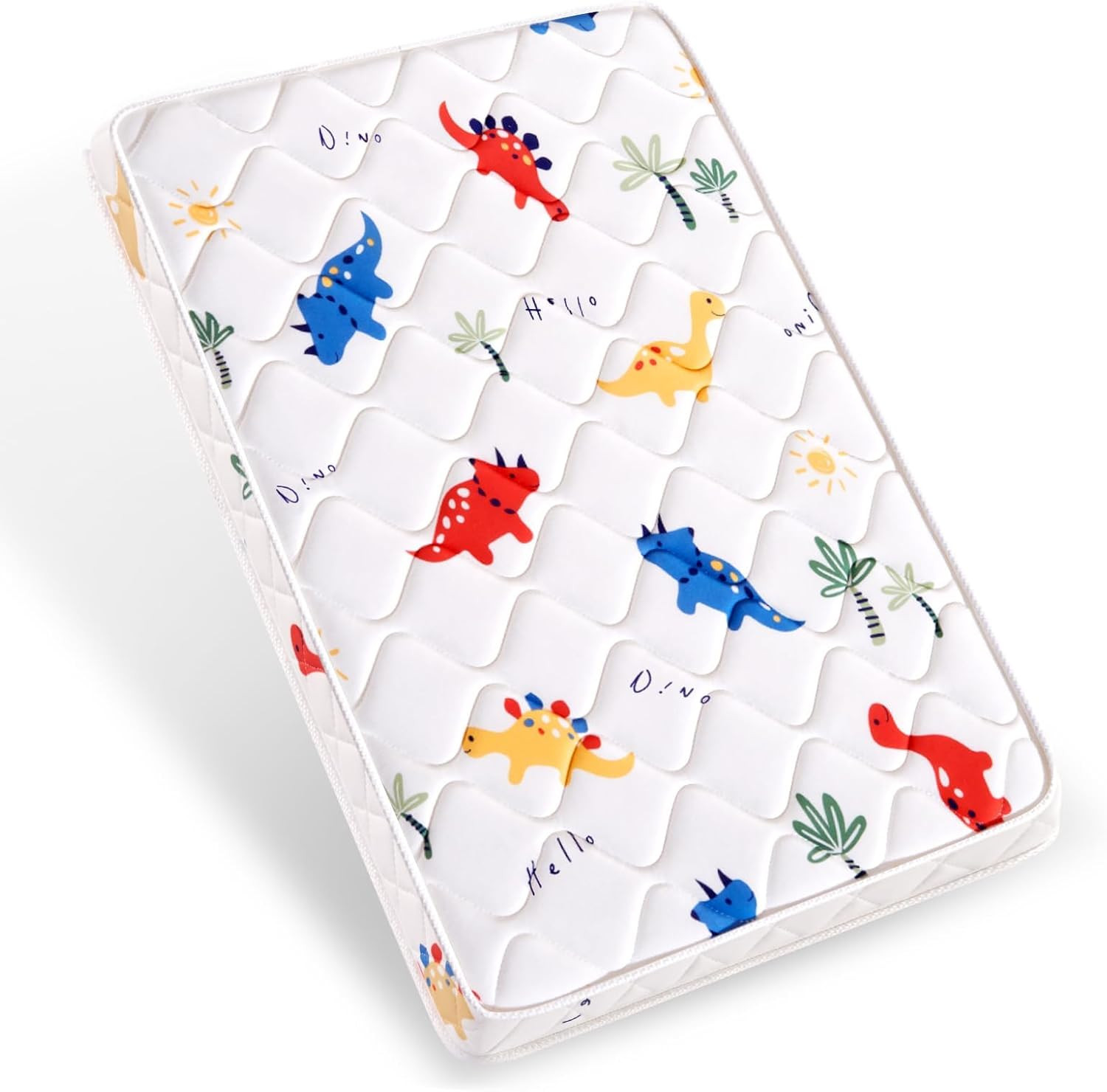 Pack and Play Mattress 38″ X 26″ X 1.5″, Firm Support and Comfort Foam, Soft Pla