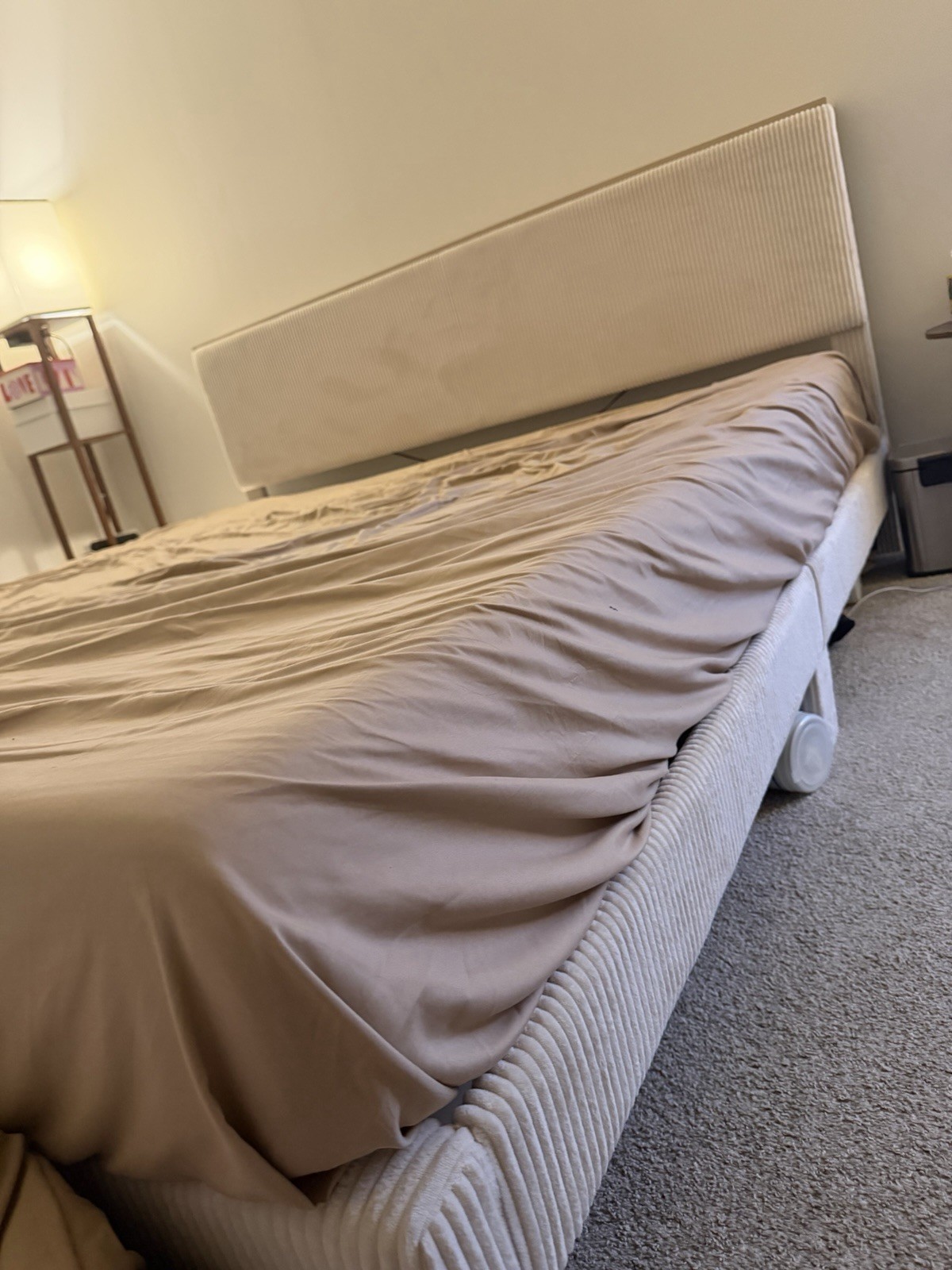 Memory Foam Mattress White Breathable Fabric Cover for Bedroom Adults