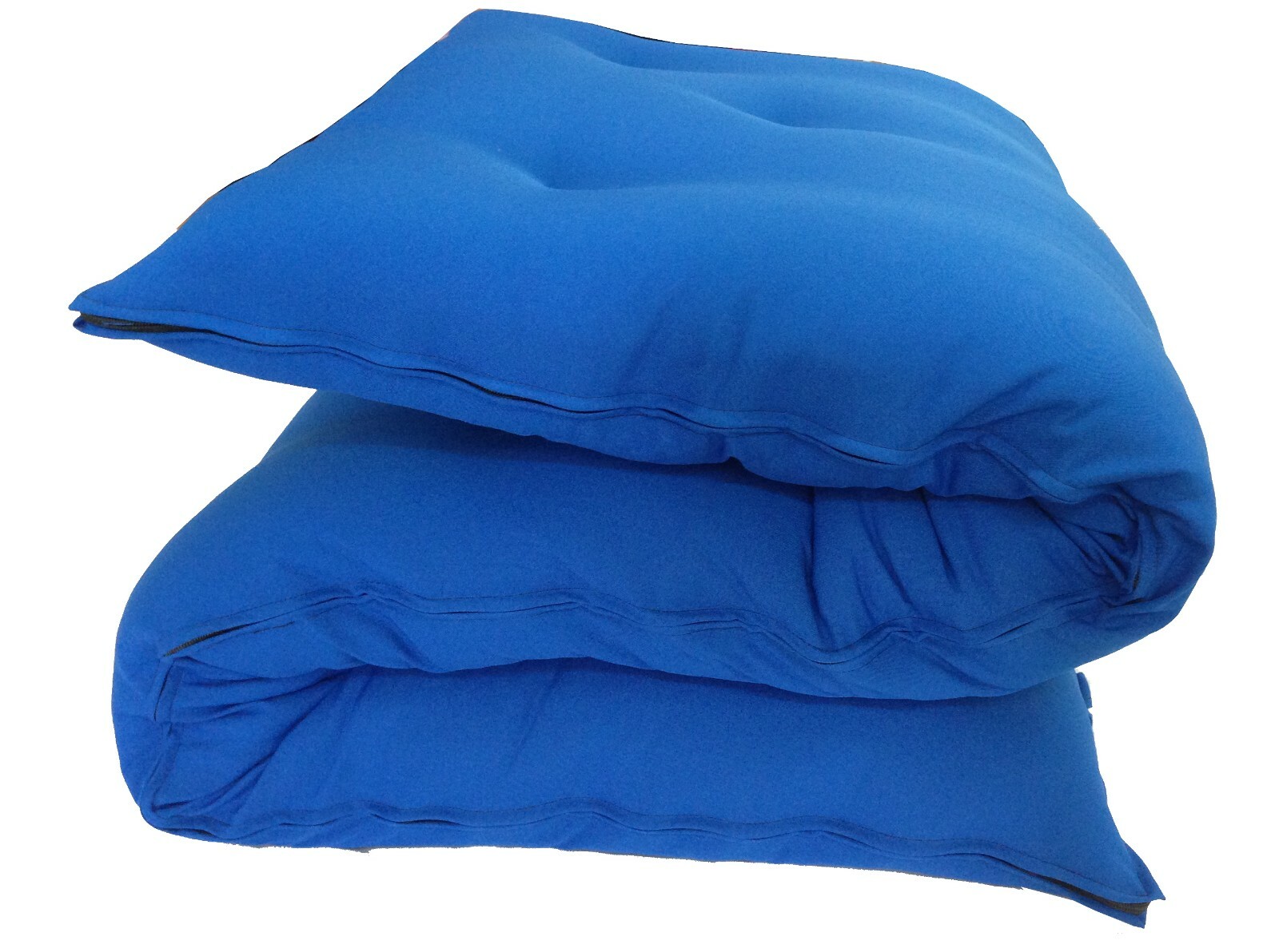 Queen Japanese Floor Rolling Futon Mattresses, Cotton Pads 3x60x80 Royal Blue