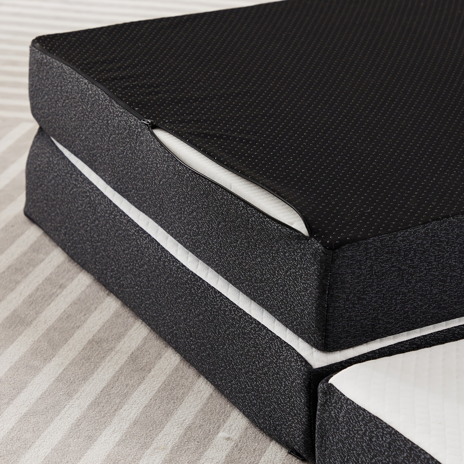 Premium Tri-Fold Mattress 3inch/4inch, Comfortable & Versatile for Any Occasion