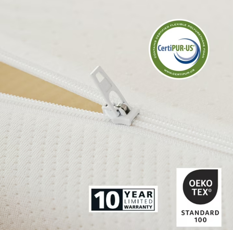 Mainstays 6” Medium Firm Memory Foam Mattress, Twin