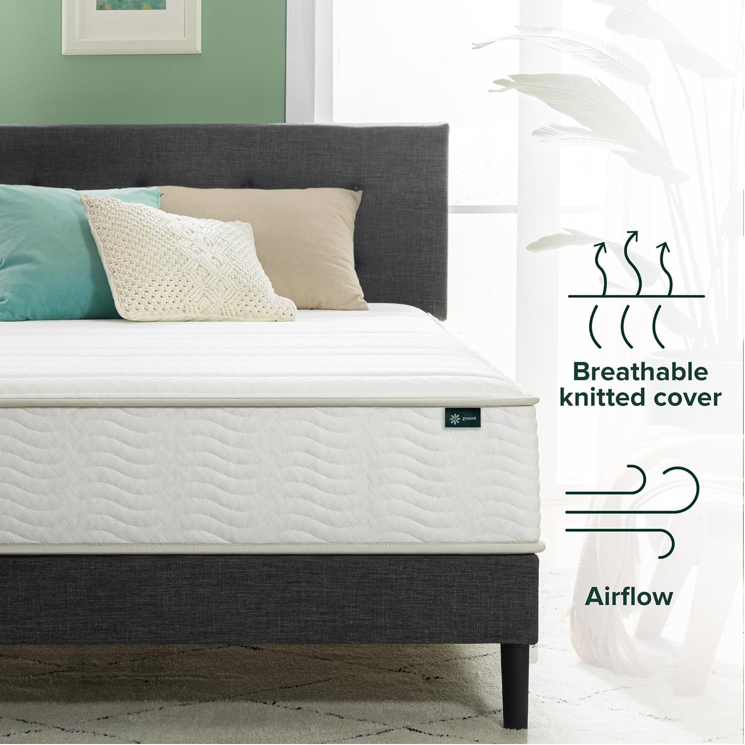 10 Inch Foam and Spring Hybrid Mattress [New Version], Full, Fiberglass Free, Me