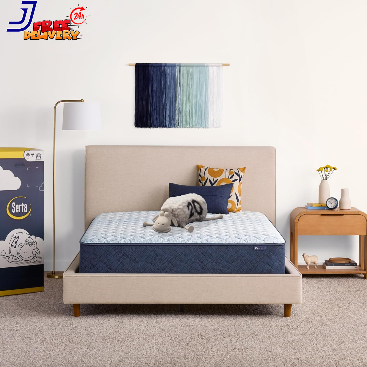 Sleeptrue Firm 11″ Twin Hybrid Mattress in a Box Cooling Mattress Breathable