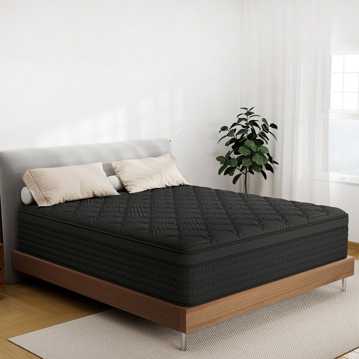 12″ 14″ Gel Memory Foam Mattress in a Box Pocket Spring Twin Full Queen King