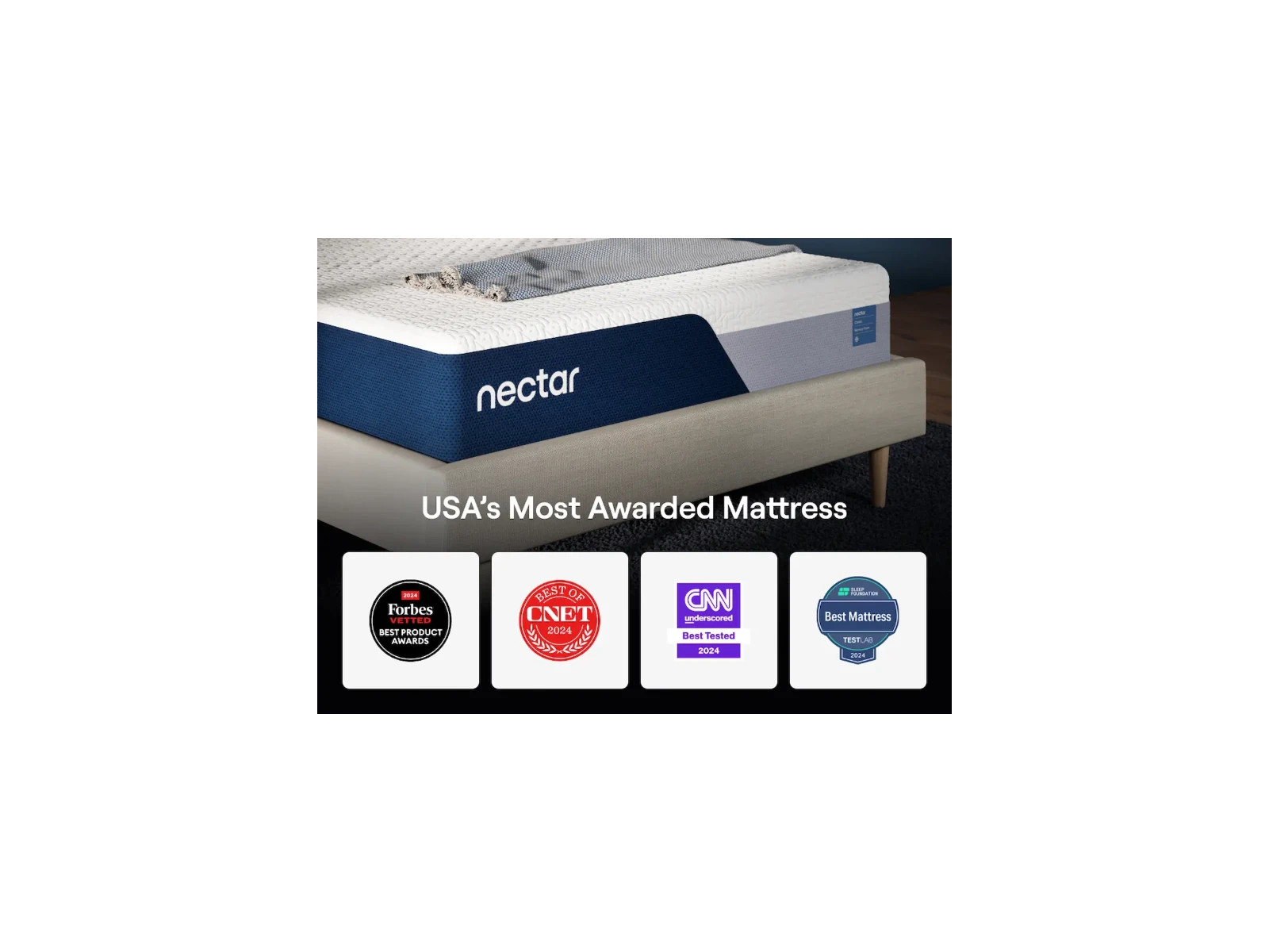 Nectar | Classic | Memory Foam | 12″ Queen