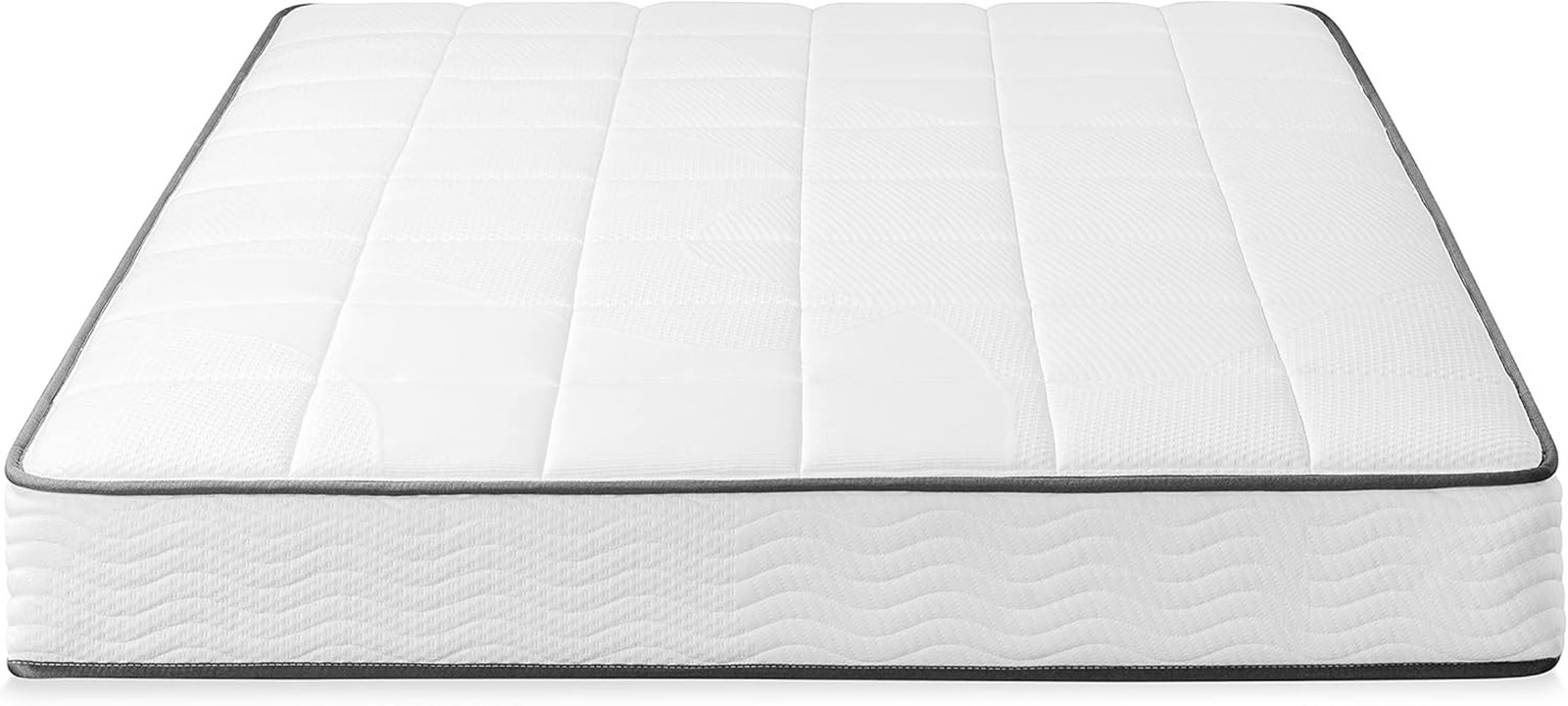 8 Inch Classic Bonnell Spring Mattress, Comfort Foam Top with Innerspring Base,