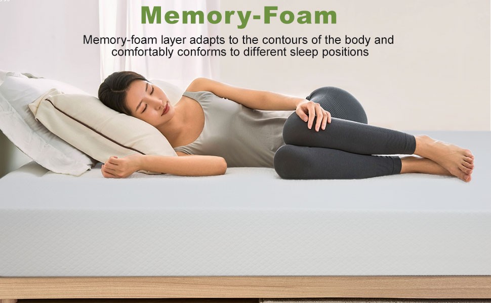 6 Inch Full Mattr, Medium Firm Base Fo, Breathable & fortable
