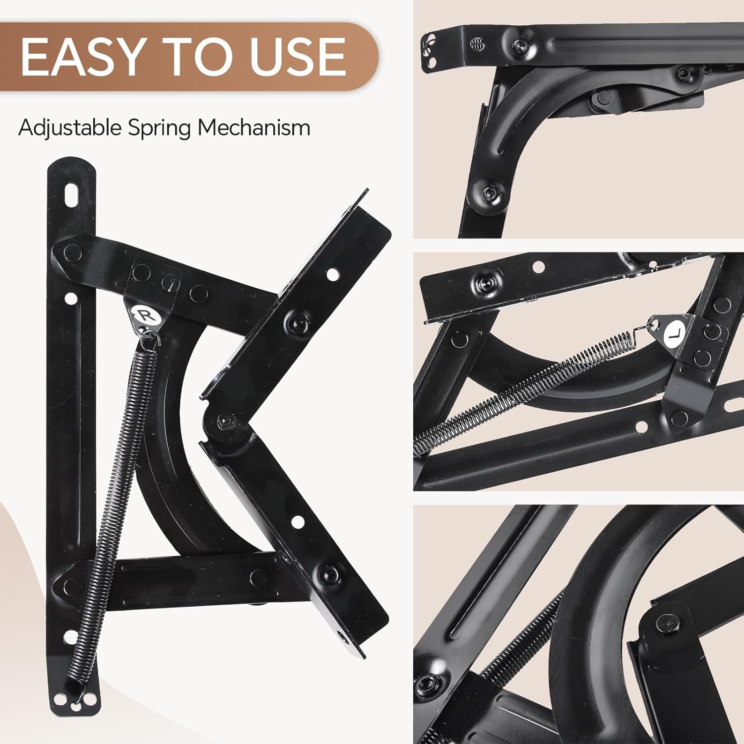 Sofa Couches Bed DIY Adjustable Spring Mechanism Futon Hin