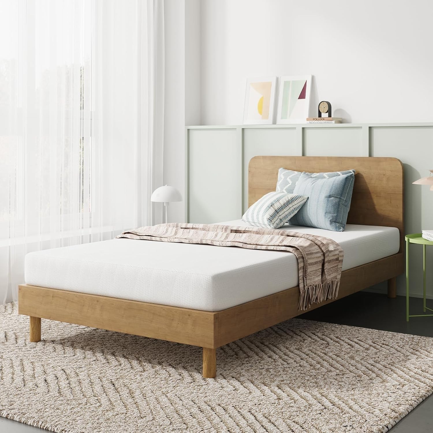 Twin Mattress, 6 Inch Twin Bed Mattress for Kids, Gel Memory Foam Mattresses …