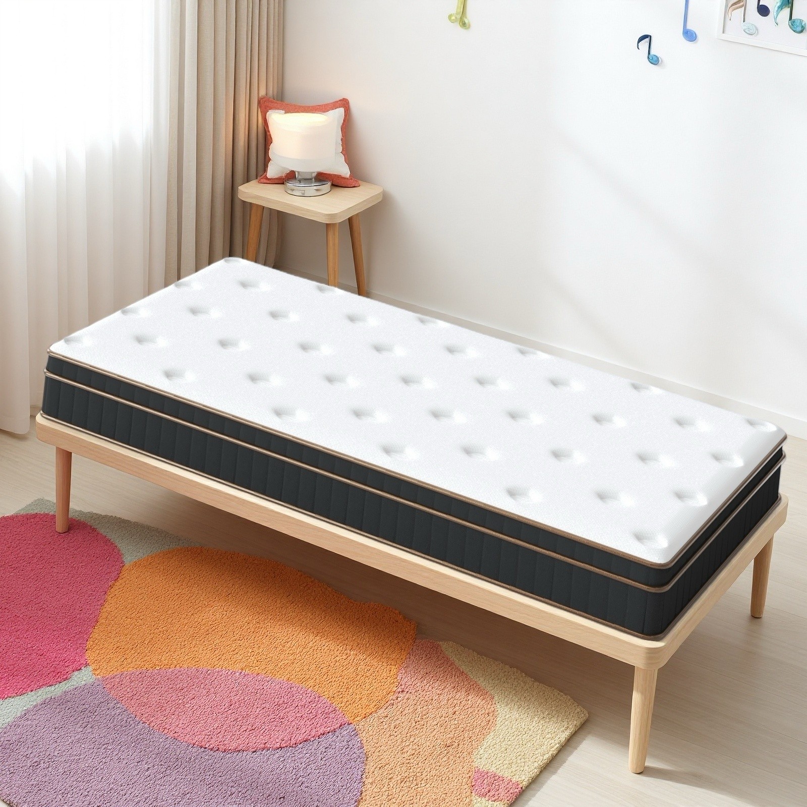 Twin Innerspring Mattress 10″ – Medium Firm Breathable For Dorms Guests