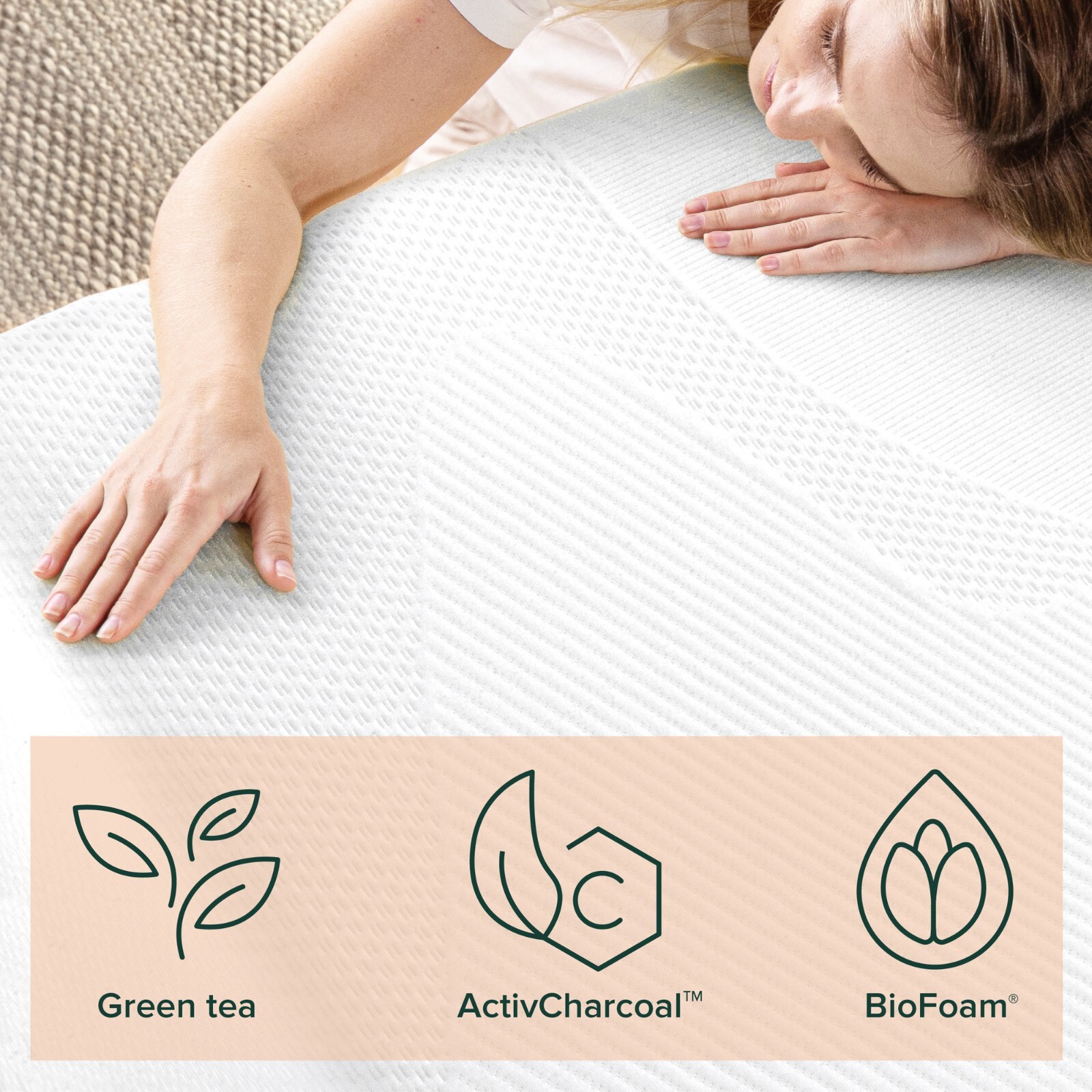 Zinus Spa Sensations Serenity 8″ Memory Foam Mattress, Full