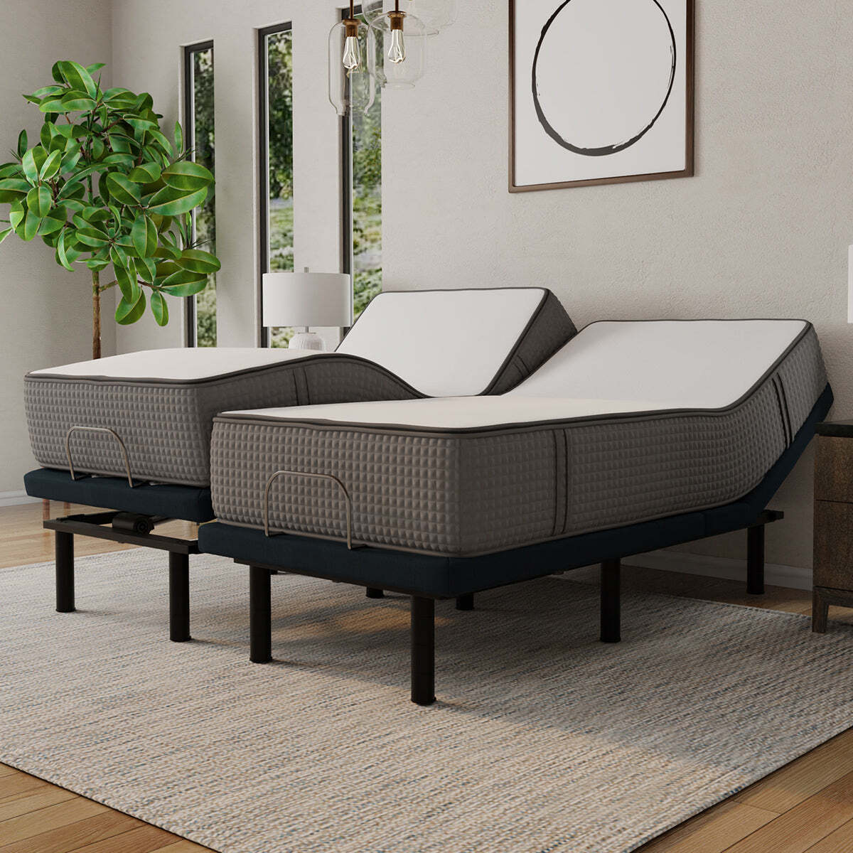 Bedplanet 12″ iSwitch Flippable Two Sided Medium Firm/Medium Soft Mattress