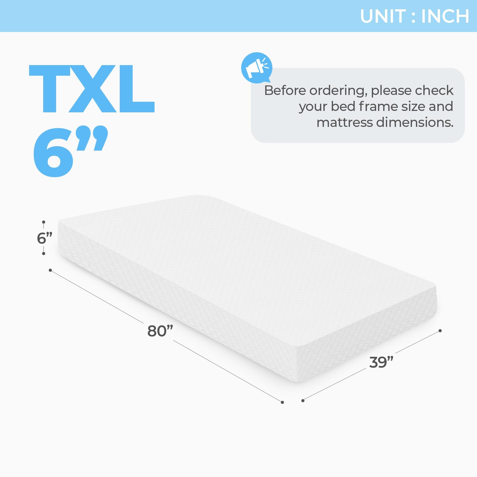 Neo Sleep 6 Inch Twin Xl Cooling Gel Memory Foam Mattress Medium Feel Comfort