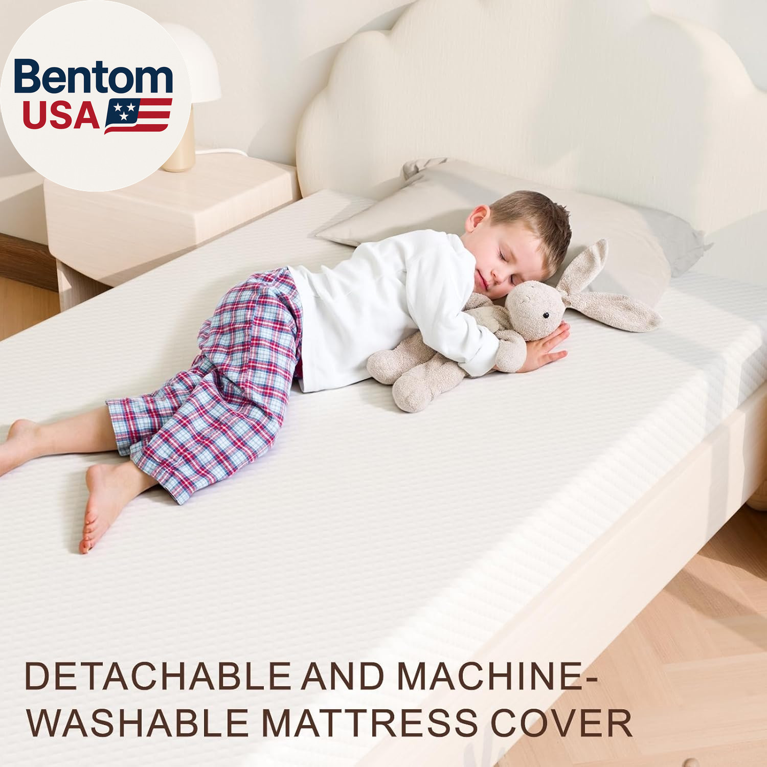 Twin Mattress 5 Inch, Medium Firm for Support & Pressure Relief – Cooling Gel Me