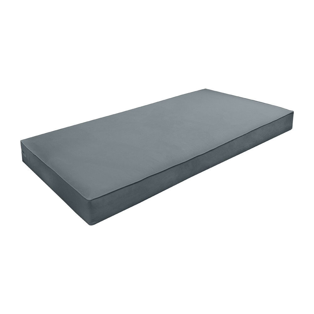 Same Pipe 8″ Twin-XL 80x39x8 Velvet Indoor Daybed Mattress |COVER ONLY|-AD347