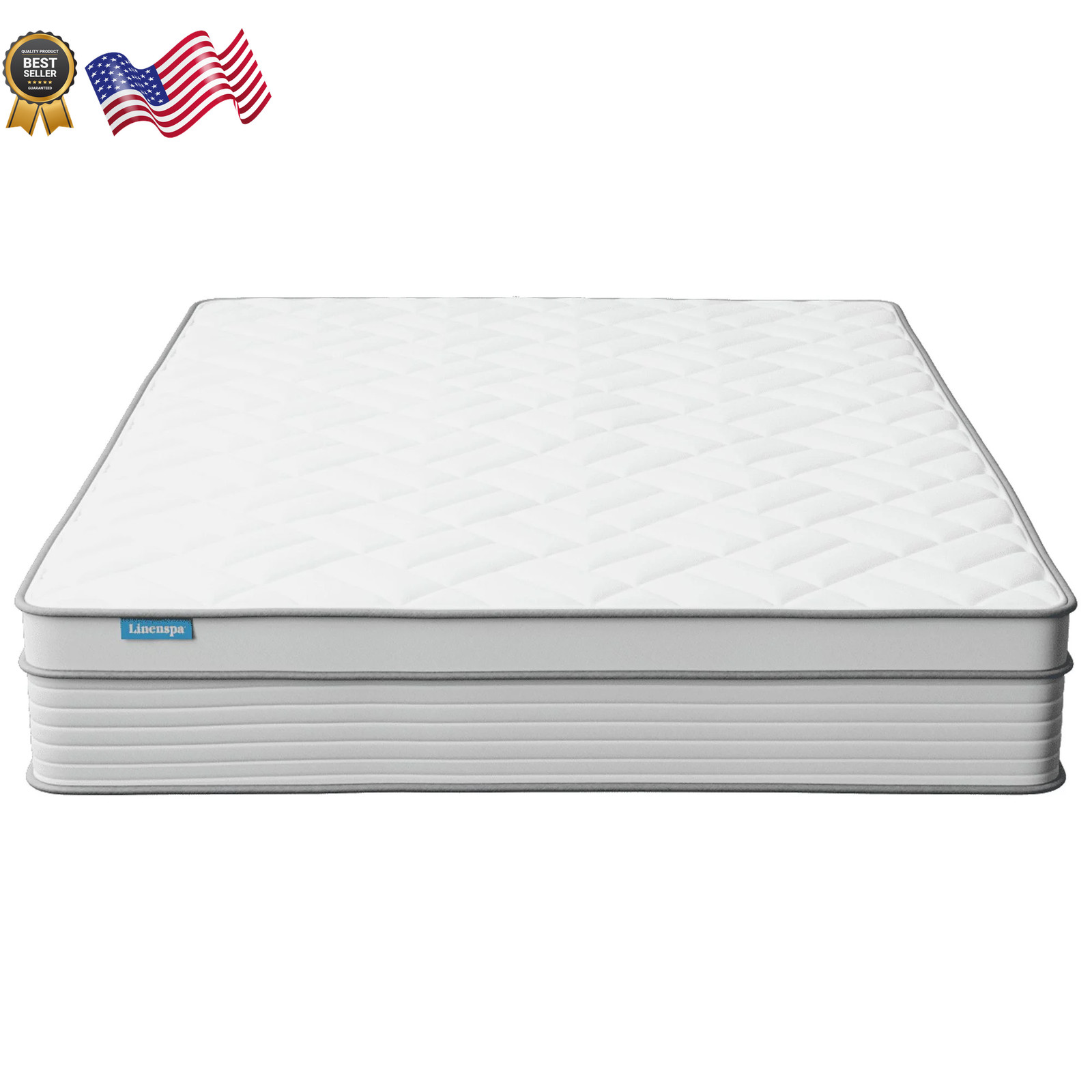 12″ QUEEN Linenspa Hybrid Mattress Plush Memory Foam And Coil Mattress Beddin