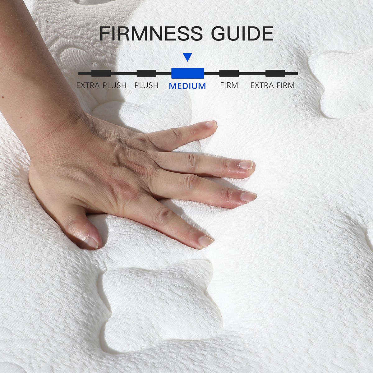 14″ 12″ 10″ Gel Memory Foam Hybrid Queen Mattress spring Twin Full King in a Box