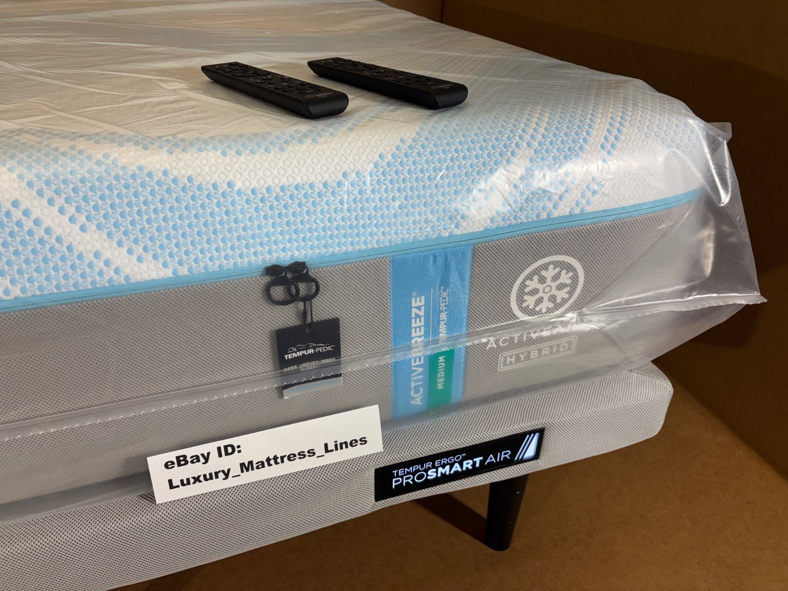 Tempurpedic ActiveBreeze King Mattress W/Pro Smart Air Adjustable Base NEW!