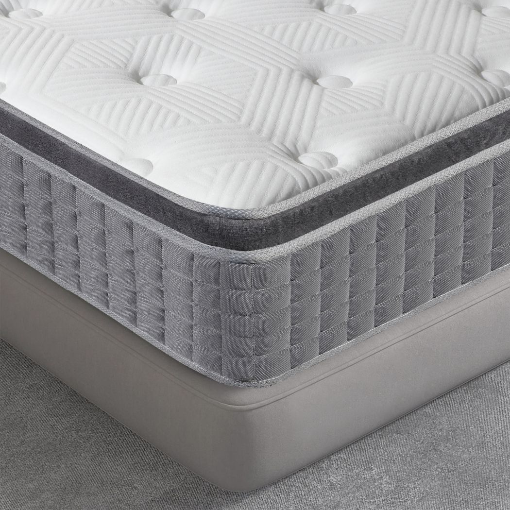 14″12″10″ Memory Foam Spring Hybrid Mattress In A Box Twin Full Queen King Size