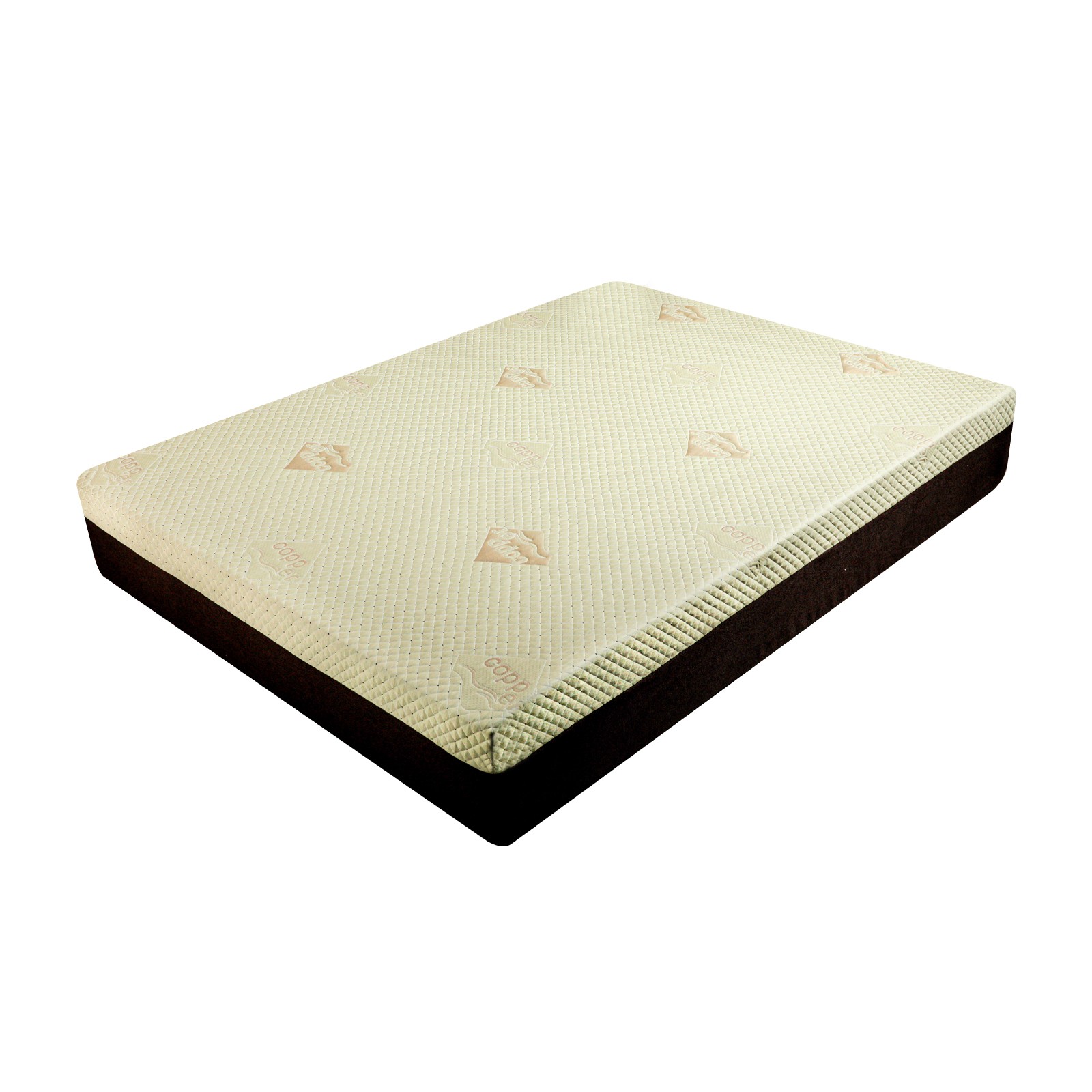 EGOHOME Queen Mattress 12 Inch Copper Cooling Gel Memory Foam for Back Pain