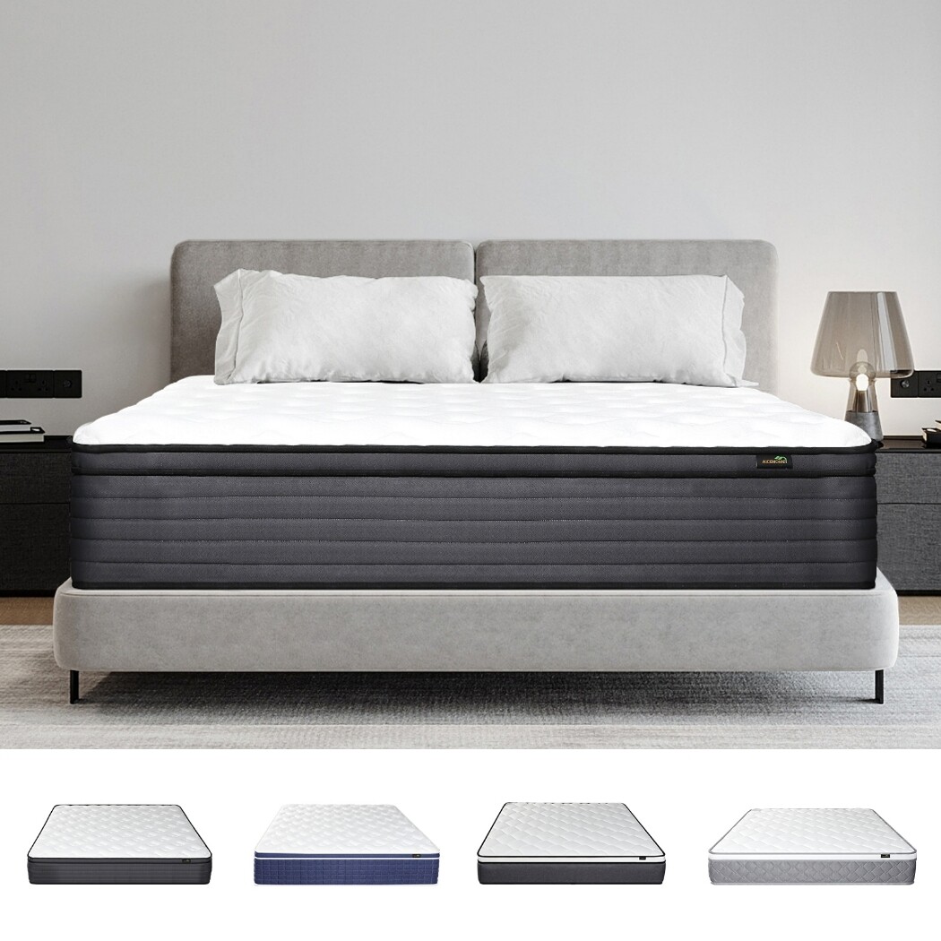 12″ 14″ Memory Foam Mattress Innerspring Twin Full Queen King Bed in A Box