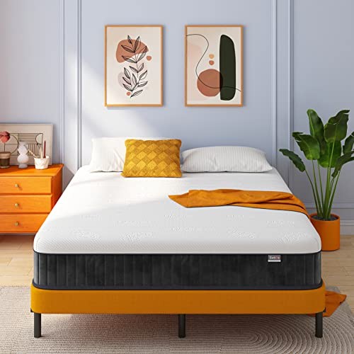 SWBVS TWIN MATTRESS 10″ MEMORY FOAM SINGLE BED MATTRESS BT10TW -WHITE